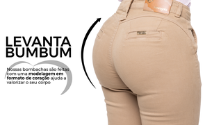 A Bombacha Feminina Levanta Bumbum da Maragata, na cor caqui